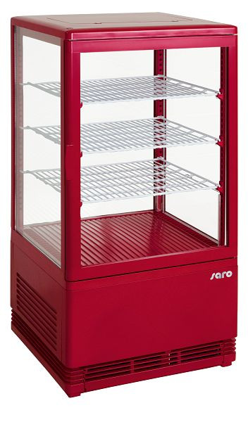 Saro mini kyld vitrin med cirkulerande luft modell SC 70 röd, 330-10031