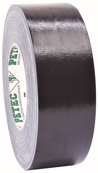 Petec Power Tape/pansartejp, svart, 50mm x 50 m, PU: 6 st, 86150