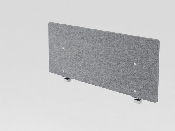 Hammerbacher akustisk skiljevägg 120cm, gråmelerad, 119,5x2,7/5x50 cm (BxDxH), VARW12/5