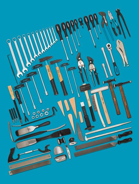 HAZET verktygssortiment, antal verktyg: 77, 0-1900/77