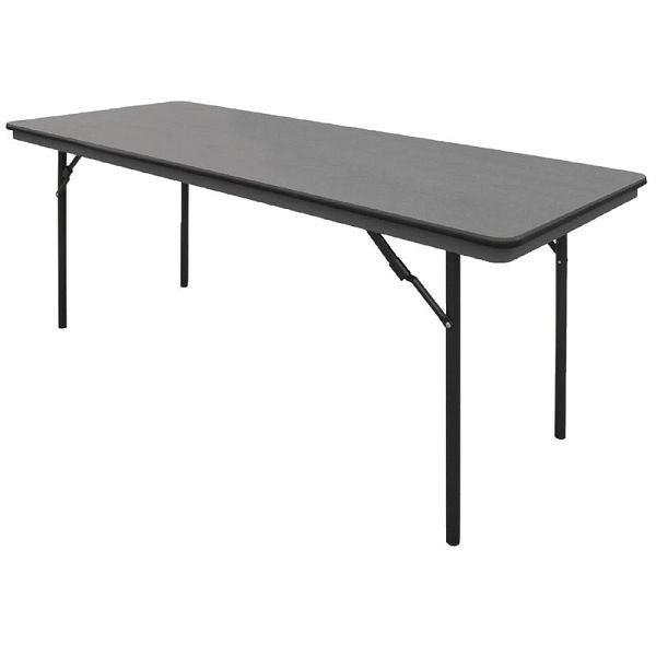 Bolero rektangulärt fällbart bord svart 183cm, GC596