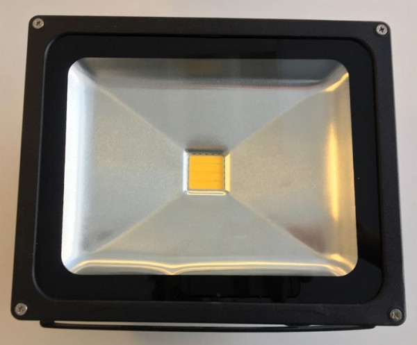 ELMAG LED spotlight 30 watt IP 65, grafit 2500 lumen 120° strålvinkel varmvit, 9503556