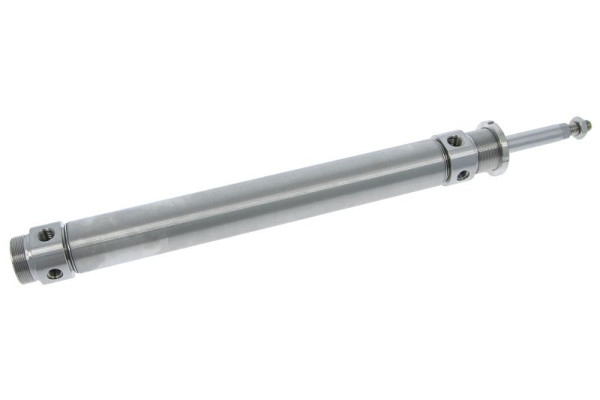 timmer ZCY-RVA6040/80-VA, rund cylinder standard design i rostfritt stål, kolv Ø: 40 mm, slaglängd: 80 mm arbetstryck: 1 till 10 bar, DIN ISO 6432, 30580083