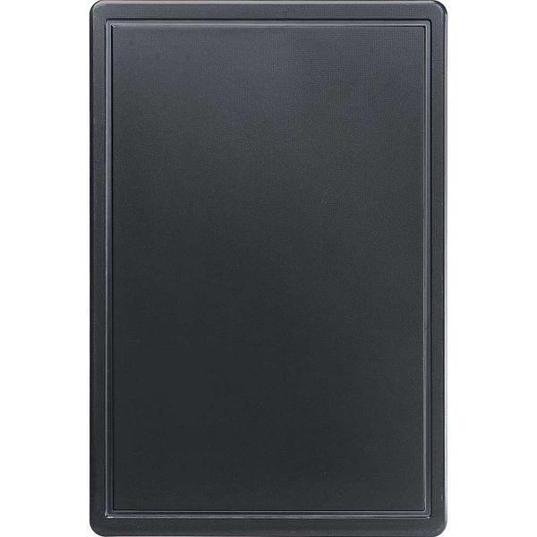 Stalgast skärbräda, HACCP, färg svart, 600 x 400 x 18 mm (BxDxH), MS1107600