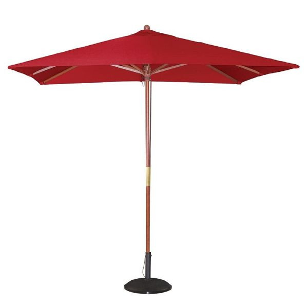 Bolero fyrkantig parasoll röd 2,5m, GL306