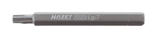 Hazet-bits, massiv sexkant 6,3 (1/4 tum), insida TORX®-profil, T25, lång version, skiftnyckelstorlek: T25, 2223LG-T25