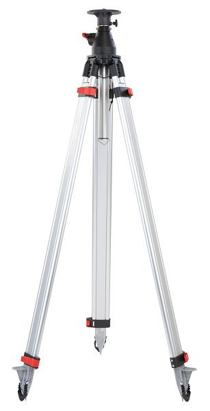 NESTLE stativ aluminium tung, självlåsande, 150-295cm, aluminiumhuvud, vattenpass, gummifotkappa, 13501000