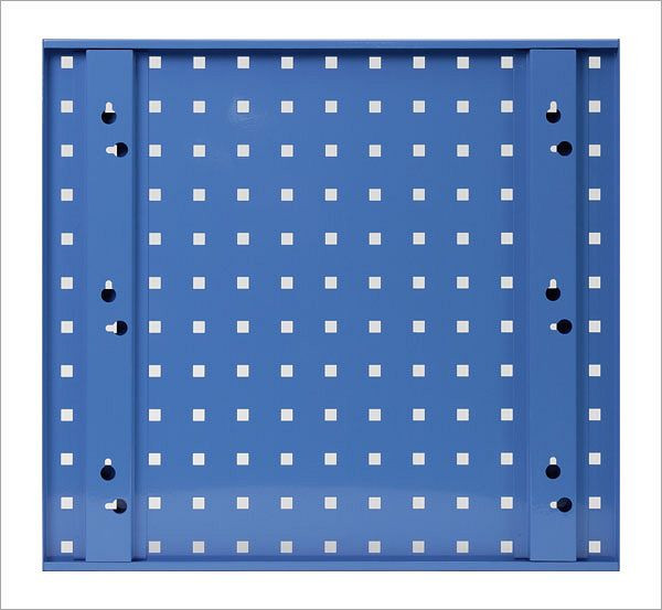 ADB perforerad platta, L 493 x B 456 mm, färg: blå, RAL 5012, 23096
