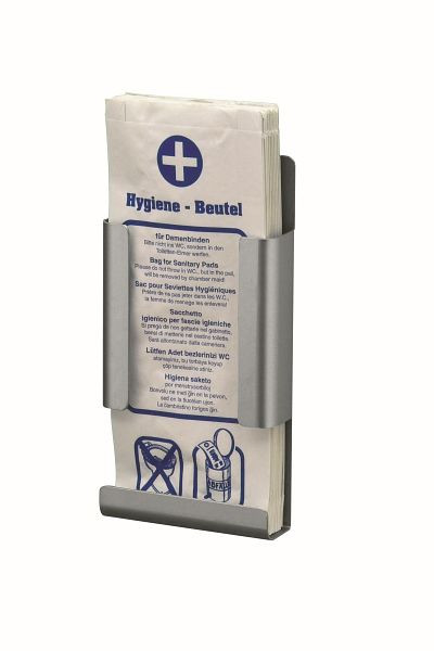 All Care MediQo-line hygienpåshållare aluminium (papperspåsar), 8265