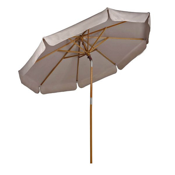 Sekey parasoll Ø300cm trä, taupe, 33330088
