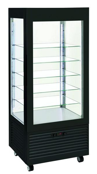 ROLLER GRILL frys vitrinskåp Panorama RDN 800, med 5 glashyllor 665x455 mm, RDN800