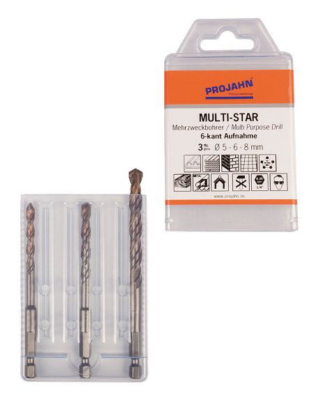 Projahn Multi-Star set 3-delad sexkant 5, 6, 8 mm, 57004