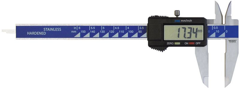 Vogel Germany elektroniskt digitalt bromsok för vänsterhänta, 150 mm / 6 tum, 202037