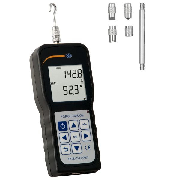 PCE Instruments dynamometer, mätområde: 0 - 500 N, PCE-FM 500N
