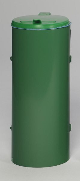 VAR kompakt sopsamlare junior med enkelvingad dörr, grön, 1002
