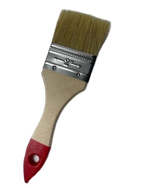 VaGo-Tools Lackborste, glasyr, målarpensel, platt pensel, kinesisk borst, 50 mm, PU: 6 st, 190-020-6_vx