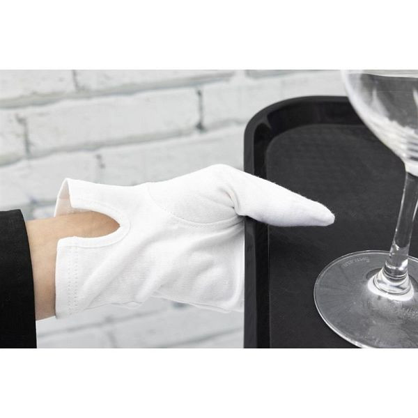 Whites Chefs Kläder Serveringshandskar för män Vita L, A546-L