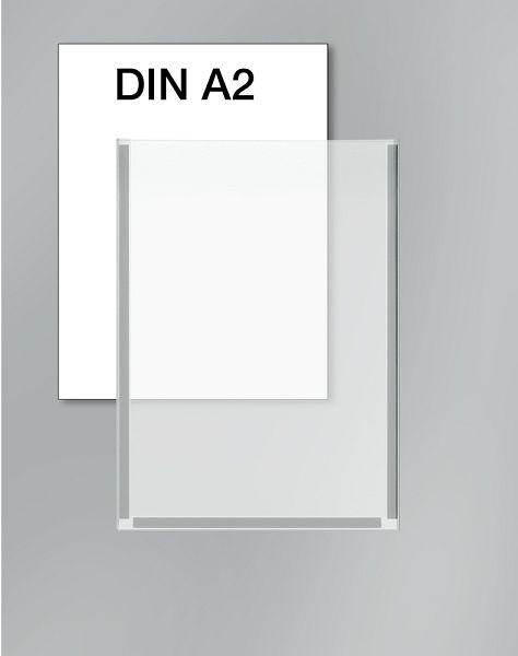 Kerkmann affischficka DIN A2, B 420 x D 3 x H 594 mm, transparent, 44694800