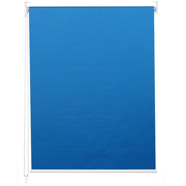 Mendler rullgardin HWC-D52, fönstergardin, sidodraggardin, 60x160cm solskydd mörkläggning ogenomskinlig, blå, 63278