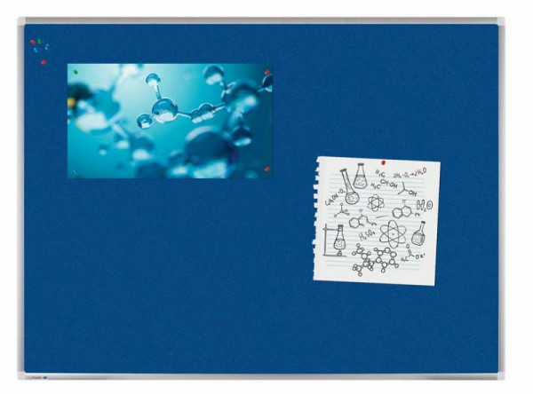 Legamaster Pinboard PREMIUM, textilblå 100 x 150 cm, 7-141563