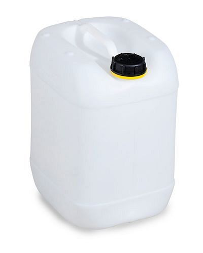 DENIOS plastbehållare av polyeten (PE), 20 liter, naturligt transparent, 266-989