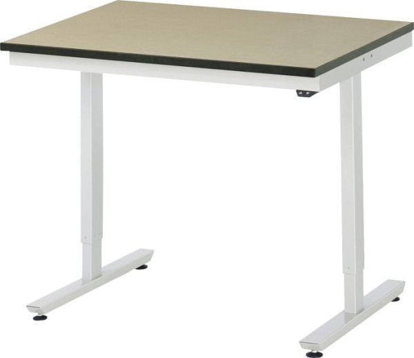 RAU arbetsbord serie adlatus 150 (elektriskt höj- och sänkbar), MDF bänkskiva, 1000x720-1120x800 mm, 08-AT-100-080-F