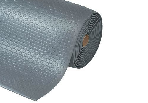 DENIOS antiutmattningsmatta BS 9 K, PVC, grå, bredd 91 cm, säljs per meter, 247-763