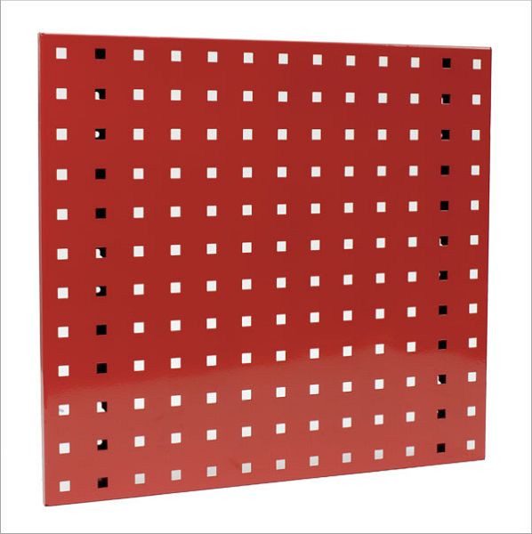 ADB perforerad platta, mått: 493x456mm, färg: röd, RAL 3020, 23031