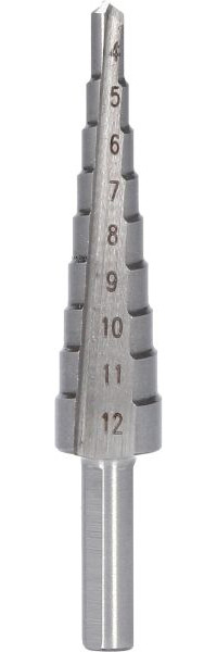 Brilliant Tools stegborr, Ø 4 - 12 mm, BT101926