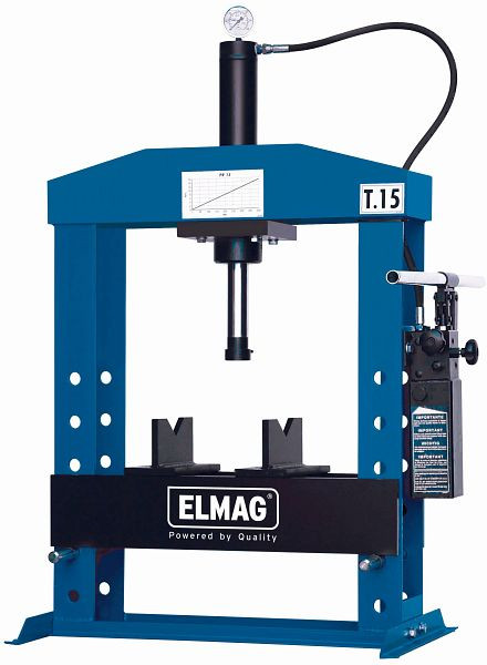 ELMAG hydraulisk verkstadspress, WPMH 15/2 - bordsmodell, 81901