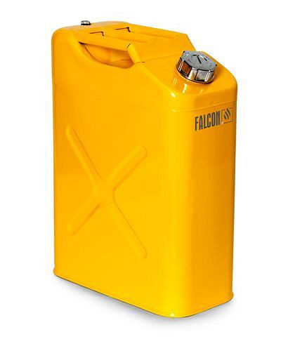 FALCON säkerhetsbehållare i stål, målad, med transportgodkännande, 20 liter, 235-308