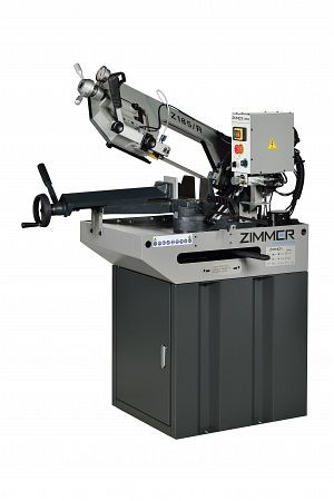 ZIMMER metallbandsåg Z185 / R steglöst justerbar 30-75 1 / min - 230V med 2,35 kW, 195 kg, bandstorlek: 2,085x20x0,9 mm, Z185-1/R