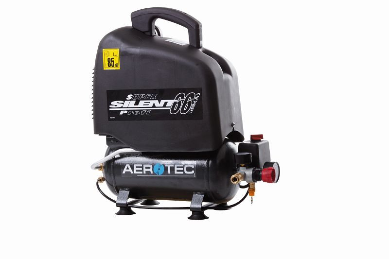 AEROTEC tryckluftskompressor, tyst, oljefri, 66 dB, 230 volt, 2005210