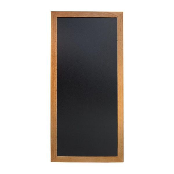Securit lång svart tavla i teaklook 120 x 56 cm, Y860