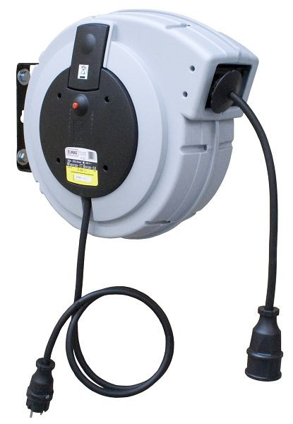 ELMAG automatisk kabelupprullare 'H07RN-F', ROLL MAJOR PLUS 230/20' 3x2,5 mm² (max. 1600, 3500 watt), 42276