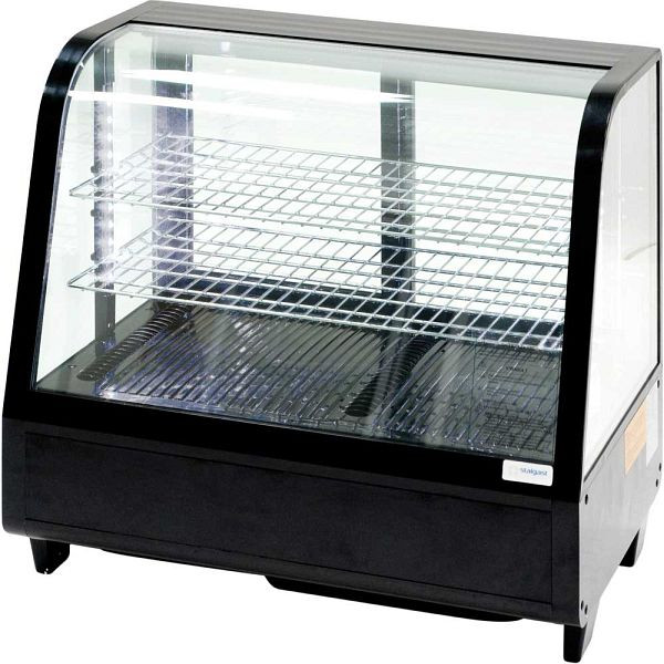 Stalgast kyldisk SES6 med LED-belysning, svart, mått 682 x 450 x 675 mm (BxDxH), KT0602100