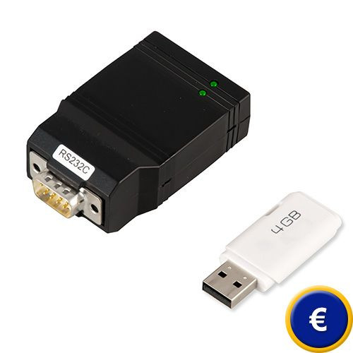 PCE Instruments datalogger med USB-lagringsadapter för t.ex. B. Vågar, PCE-USM